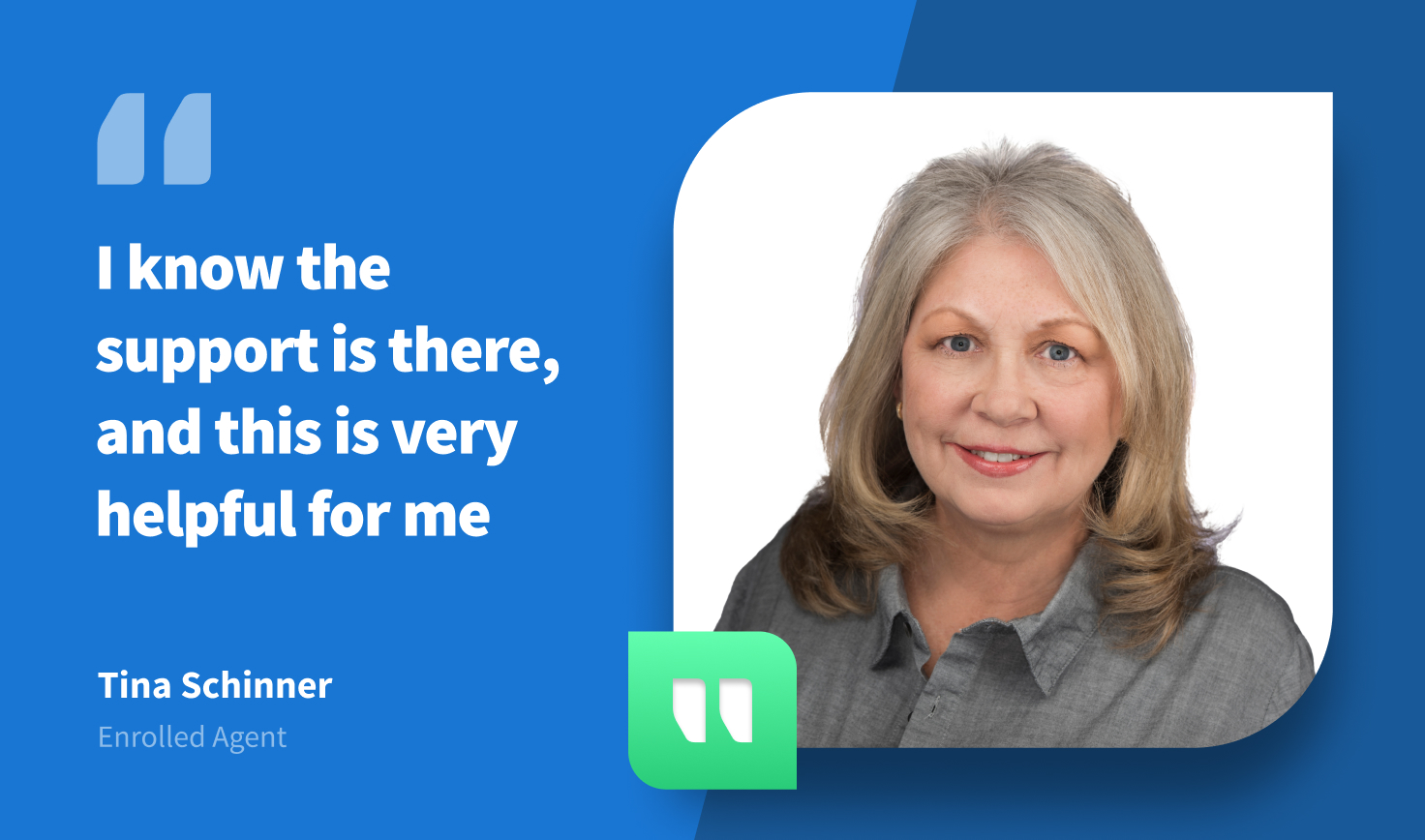 Tina Schinner on TaxDome ‘I Know the Support is There, and This is Very Helpful for Me’