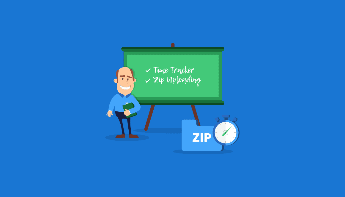 What’s New: Time Tracker, Zip Uploading, and More